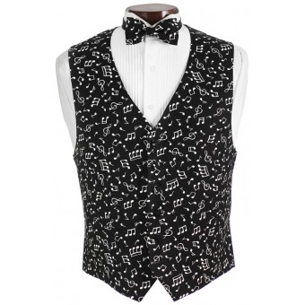 Symphony Musical Vest and Bow Tie Set