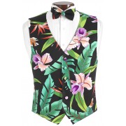 Bird of Paradise Vest and Bow Tie Set Bird of Paradise Vest and Bow Tie Set