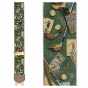 Limited Edition Vintage Golf Brace: 100% Woven Silk Limited Edition Vintage Golf Brace: 100% Woven Silk