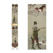 Limited Edition Fox and Feathers Brace: 100% Woven Silk Limited Edition Fox and Feathers Brace: 100% Woven Silk