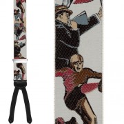 Limited Edition Leatherheads Brace: 100% Woven Silk Limited Edition Leatherheads Brace: 100% Woven Silk