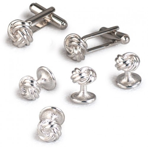 Double Knot Cufflinks and Studs