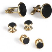 Celebration Black Onyx Cufflinks and Studs