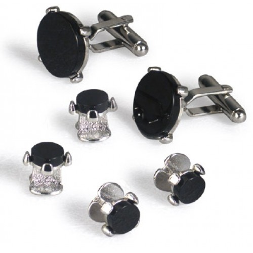 Loft Black Onyx Cufflinks and Studs