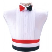 Red, White, and Blue Cummerbund and Tie Set