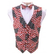 Stars and Stripes Vest and Tie Set