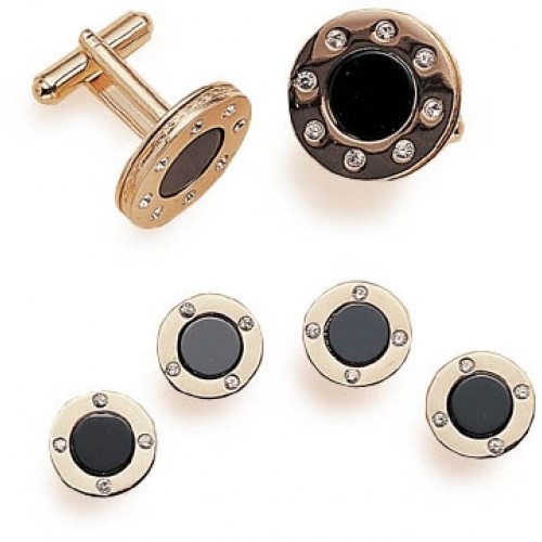 Industry Silver Cufflinks and Studs