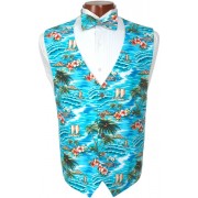 Tropicals Vest and Bow Tie Set Tropicals Vest and Bow Tie Set