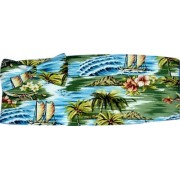 Seamist Tropicals Cummerbund and Bow Tie Set