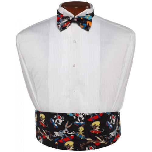 Looney Tunes Cummerbund and Bow Tie Set