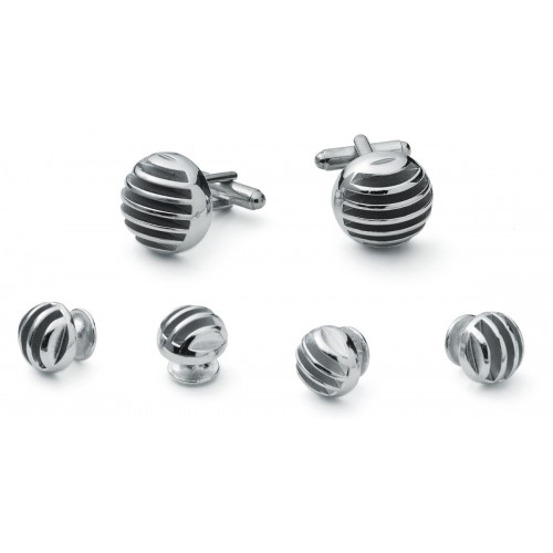 Metro Cufflink and Stud Set