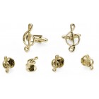 Treble Clef Cufflink and Stud Set