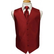 Venetian Wedding Prom Tuxedo Vest and Tie Set