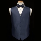Custom Color Herringbone Vest and Tie Set