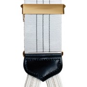 Subtle Stripe Silk Suspenders