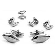 Football Cufflink and Stud Set