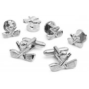 Golf Cufflink and Stud Set Golf Cufflink and Stud Set