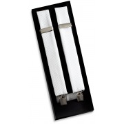 White Piqué Suspenders White Piqué Suspenders