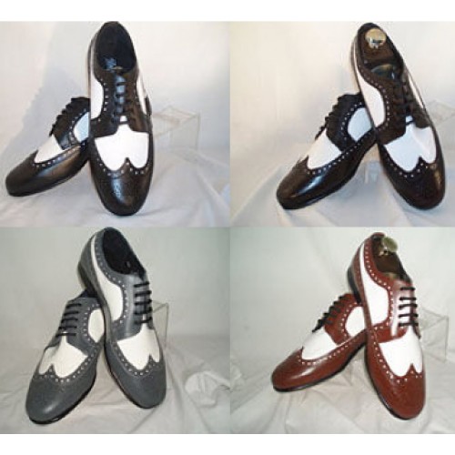 Spectator Two Tone Tuxedo Shoes