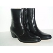 Black Cuban Heel Boots Black Cuban Heel Boots