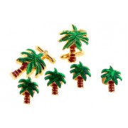 Palm Trees Cufflinks and Studs