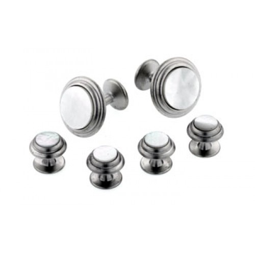 Matte Finish Cufflinks and Studs