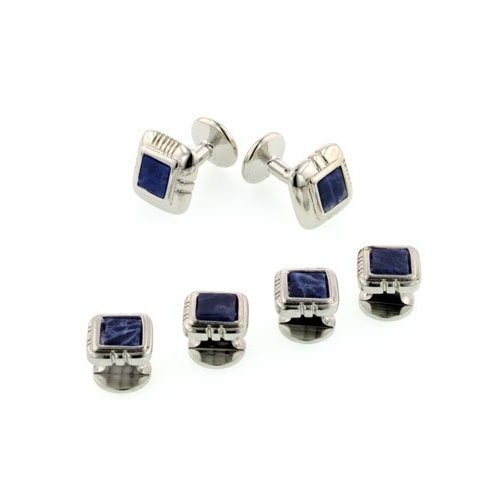 Sodalite Cufflinks and Studs