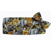 Zoofari Cummerbund and Tie Set