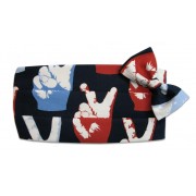 Pop Art Peace Cummerbund and Tie Set Pop Art Peace Cummerbund and Tie Set