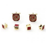 Lion's Club Cufflinks and Studs