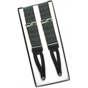 Gray Pin Dot Silk Suspenders Gray Pin Dot Silk Suspenders