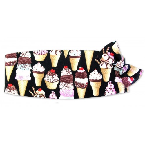 Ice Cream Cummerbund and Tie Set