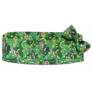 Mardi Gras Jewels Cummerbund and Tie