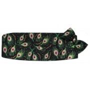 Mardi Gras Peacock Cummerbund and Tie
