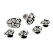 Derby Cap Cufflinks and Studs