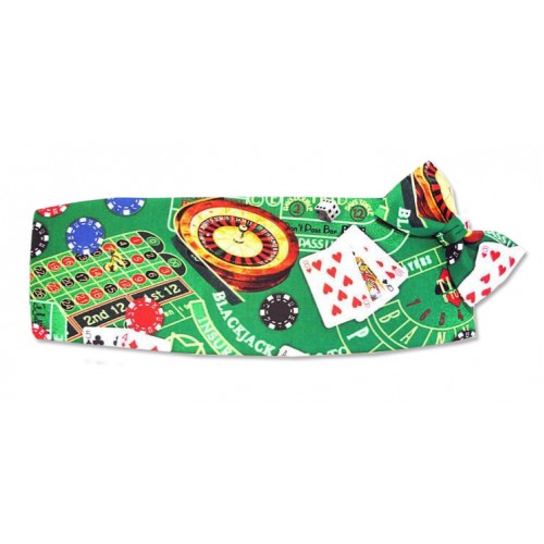 Las Vegas Table Games Cummerbund and Tie Set