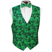 Shimmering Shamrocks Vest and Tie Set