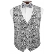 Zebra ll Tuxedo Vest and Tie Set