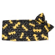 Batman Cummerbund and Tie