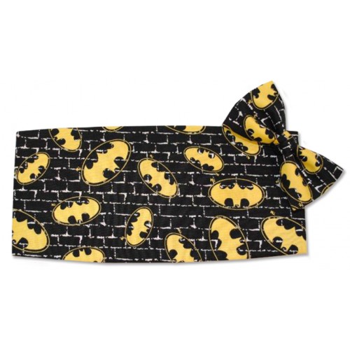 Batman Cummerbund and Tie