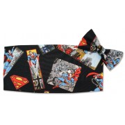 Superman Cummerbund and Tie Superman Cummerbund and Tie