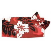 Hawaiin Hibiscus Cummerbund and Tie Set