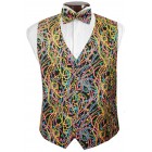 Big Easy Beads Mardi Gras Vest and Tie