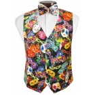 Bal Masque Mardi Gras Vest and Bow Tie