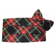 Christmas Tartan Plaid Cummerbund and Tie