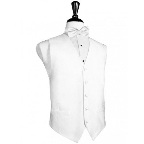 Faille Silk Vest and Tie Set