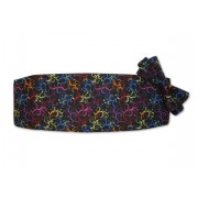 Mardi Gras Tapestry Cummerbund and Bow Tie Set