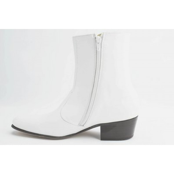 white elvis boots