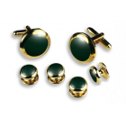 Round Cuff Link Set