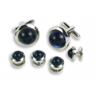 Round Cuff Link Set